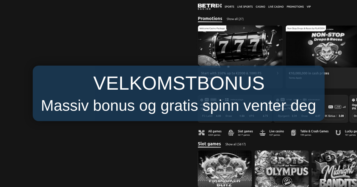 Betrix Casino Norge
